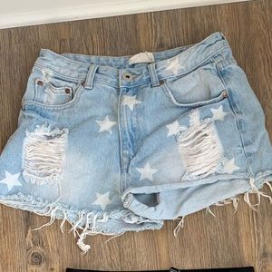 Star Patterned Jeans